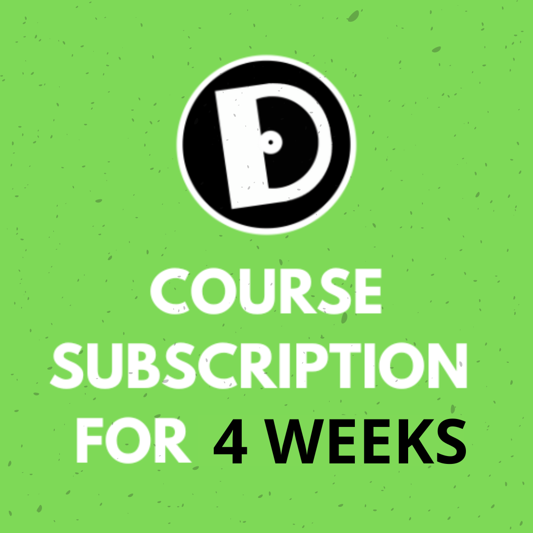 Custom Course Subscription: 4 Weeks