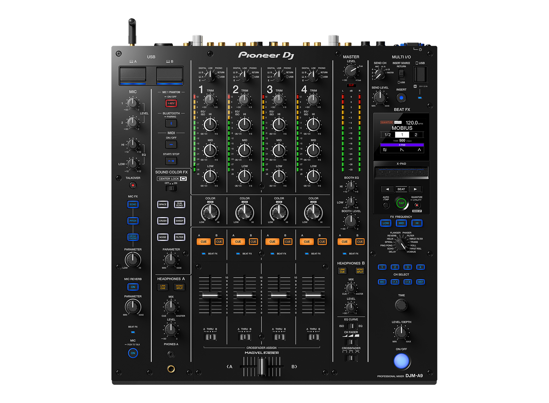 Pioneer DJM-A9 4-Channel Professional DJ Mixer