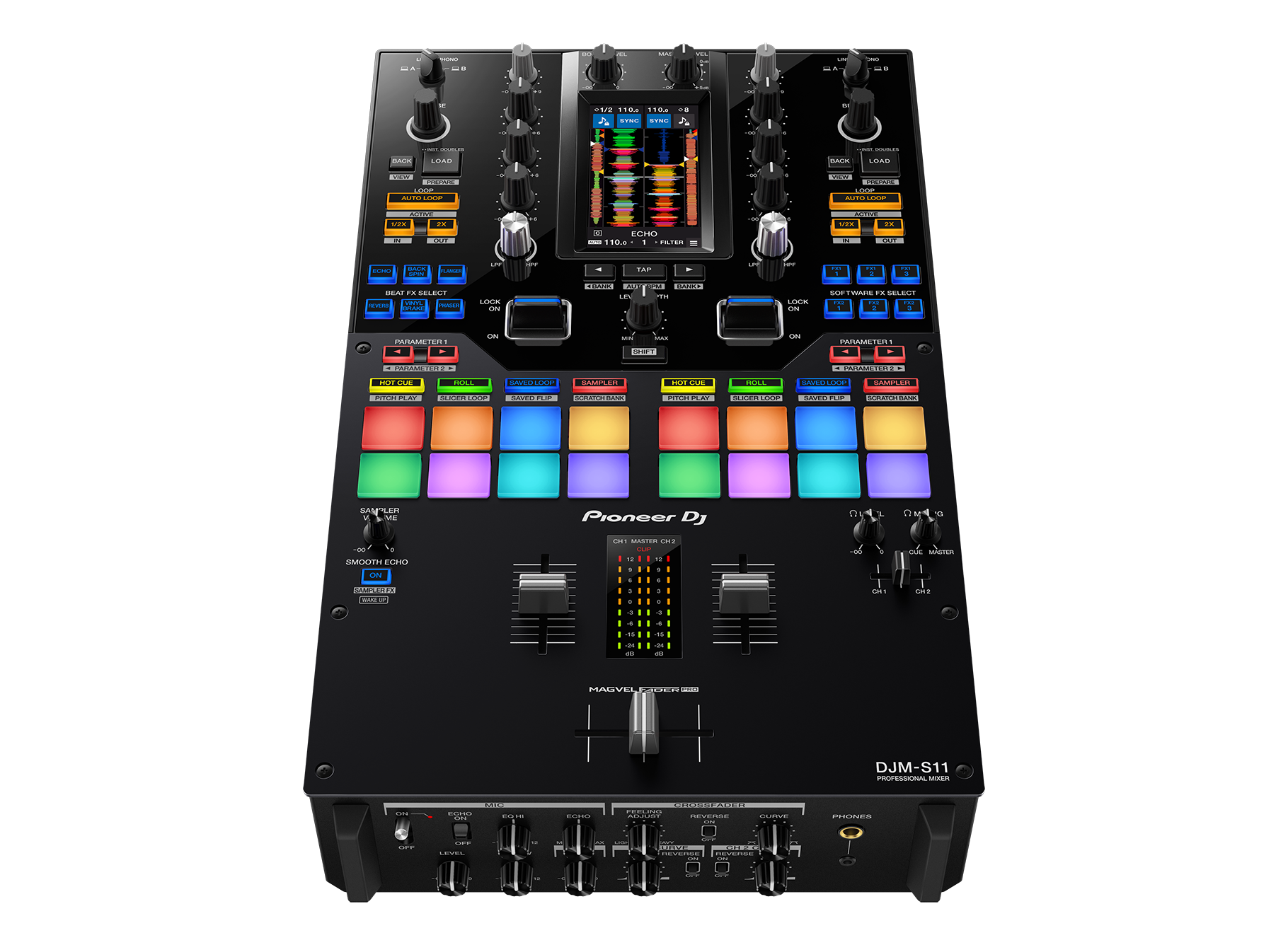 Pioneer DJ DJM-S11 Professional 2-Channel Mixer