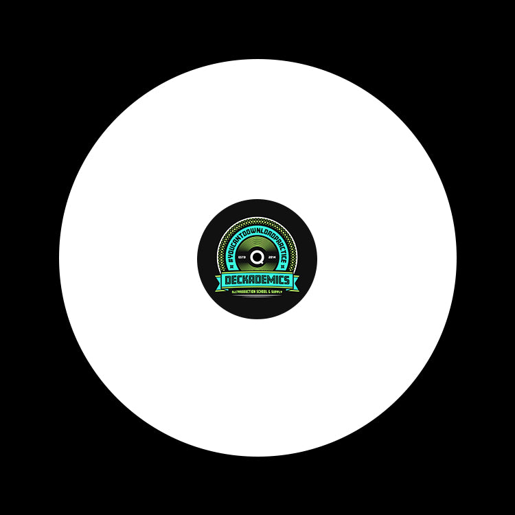 Deckademics #YCDP White "Minty Fresh" Sticker Lock Slipmats (Pair)