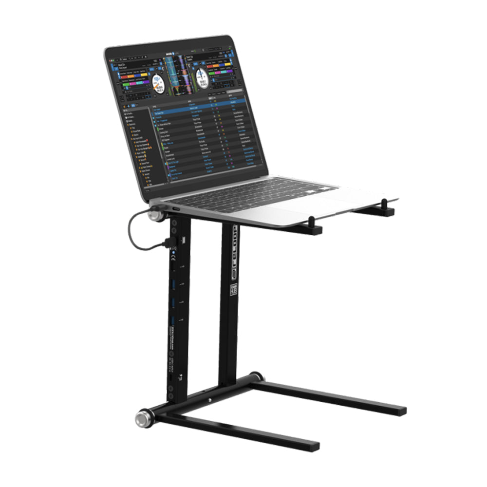 Reloop Stand Hub: Laptop Stand w/ USB Connectivity