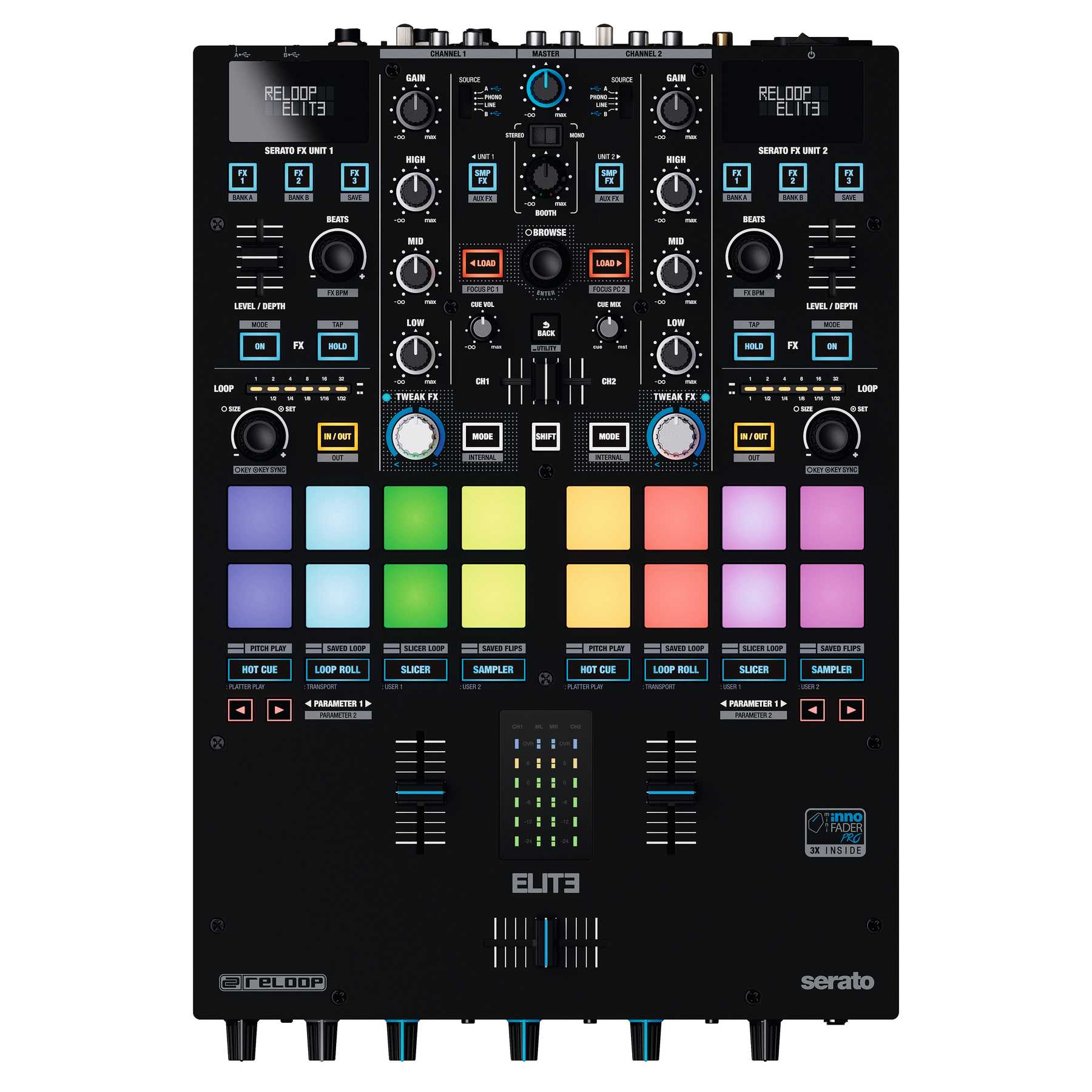 Reloop ELITE 2-Channel Mixer for Serato DJ Pro