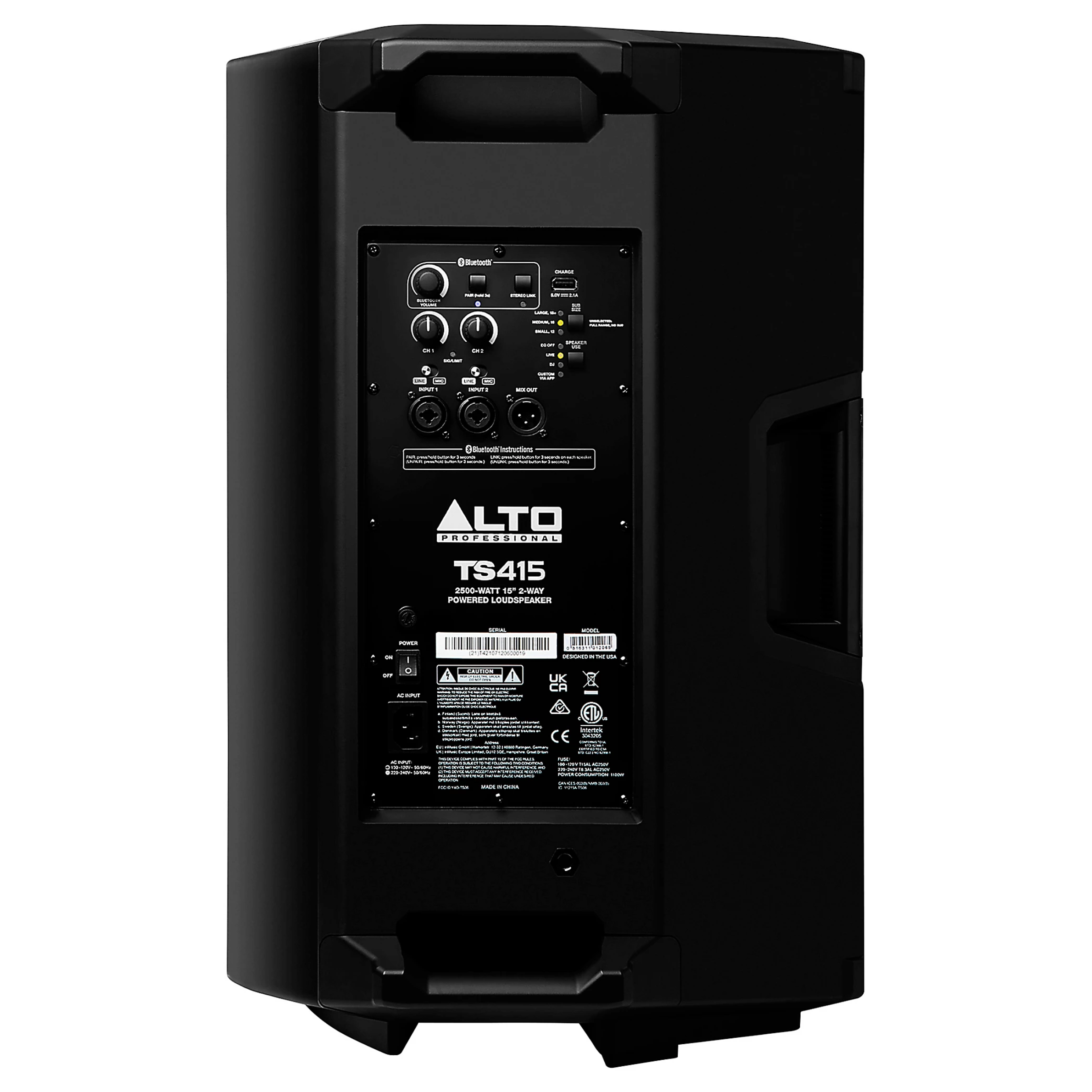 Alto Professional TS415XUS 2500W 15" 2-Way Powered Speaker