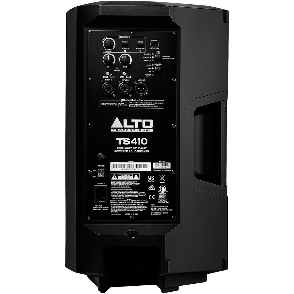 Alto Professional TS410XUS 2000W 10" 2-Way Powered Speaker