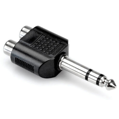 Hosa Dual RCA-1/4" TRS Adapter