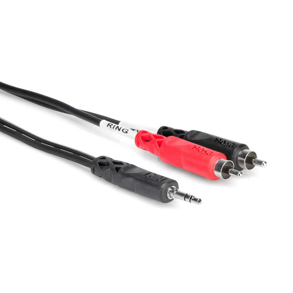 Hosa Stereo Breakout: 3.5mm TRS to Dual RCA